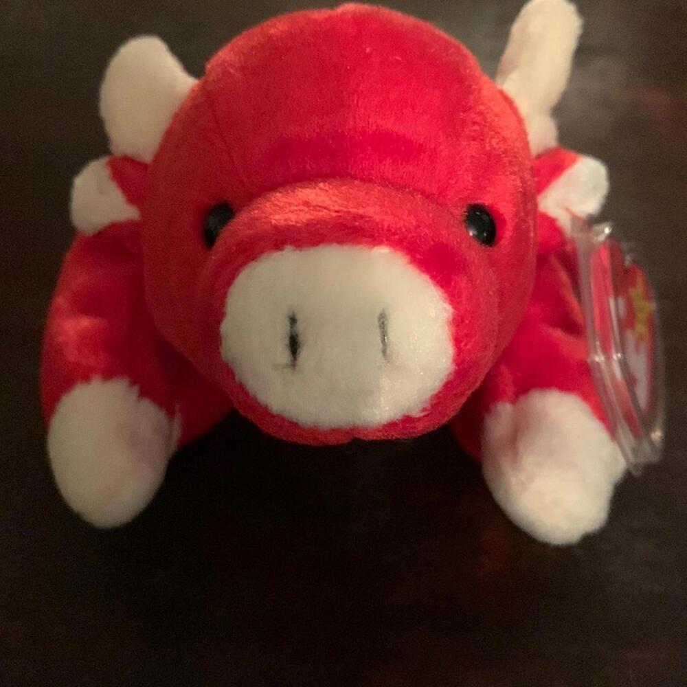 Ty beanie babies Snort the Bull DOB 5/15/95
